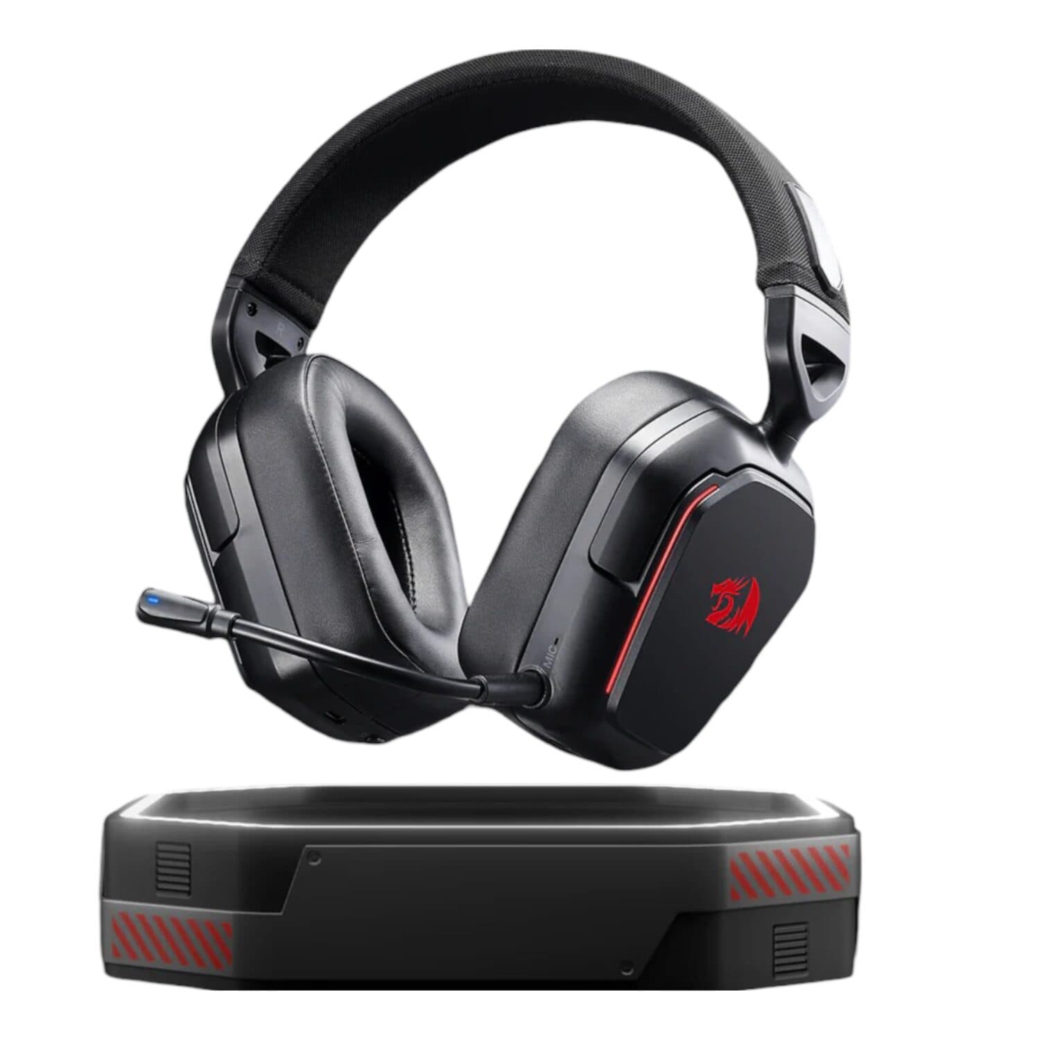 Redragon H868 RGB Wireless Gaming Headset - Black image 4