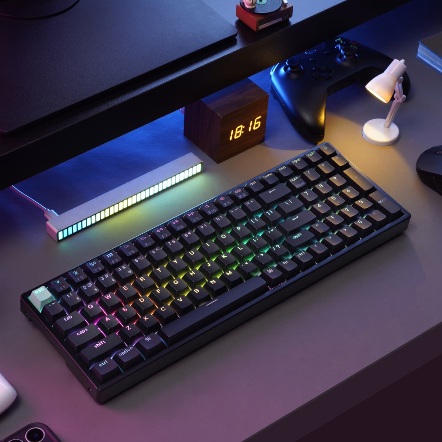 Keychron K4 HE 96% Magnetic Switch Hot-Swap RGB Wireless Keyboard – Black image 8