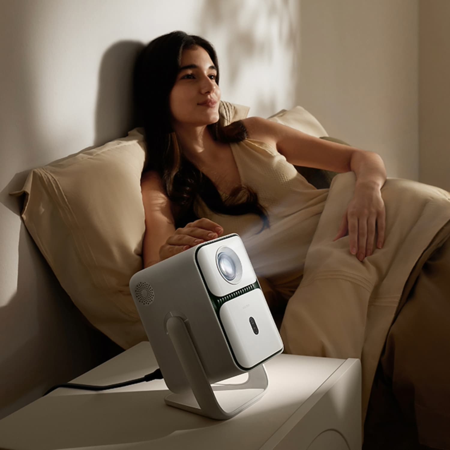 Wanbo T2 Ultra – 1080P 500ANSI Android 11 Smart Home Theatre Projector – White image 7
