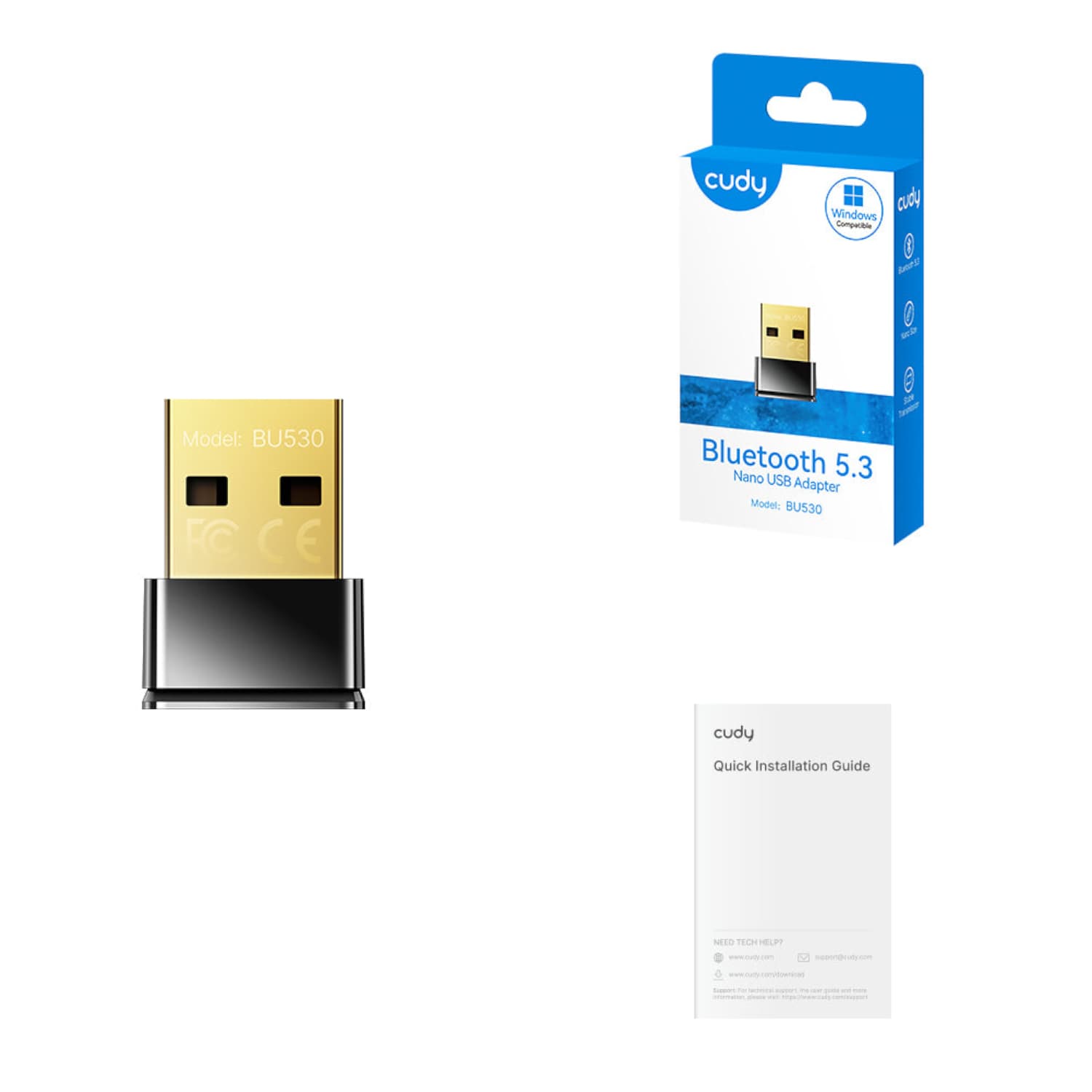 Cudy BU530 Bluetooth 5.3 Nano USB Adapter image 3