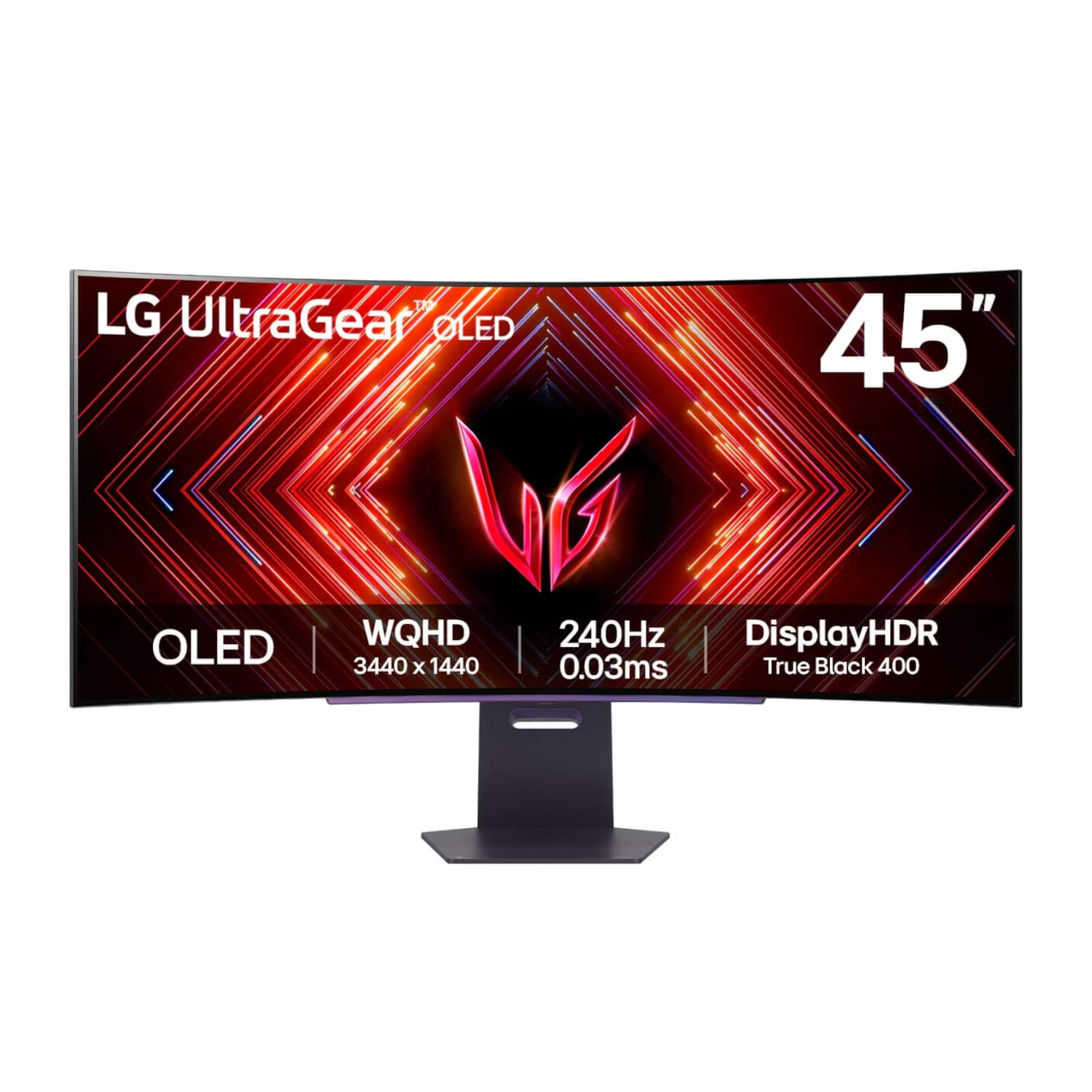 LG UltraGear 45" UWQHD OLED Curved Gaming 240Hz 0,03ms