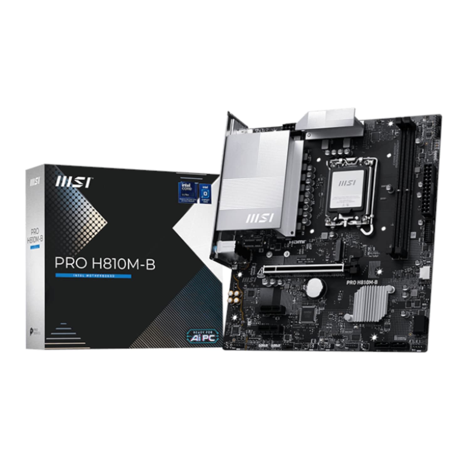 MSI H810M-B PRO LGA1851 M-ATX DDR5 Motherboard