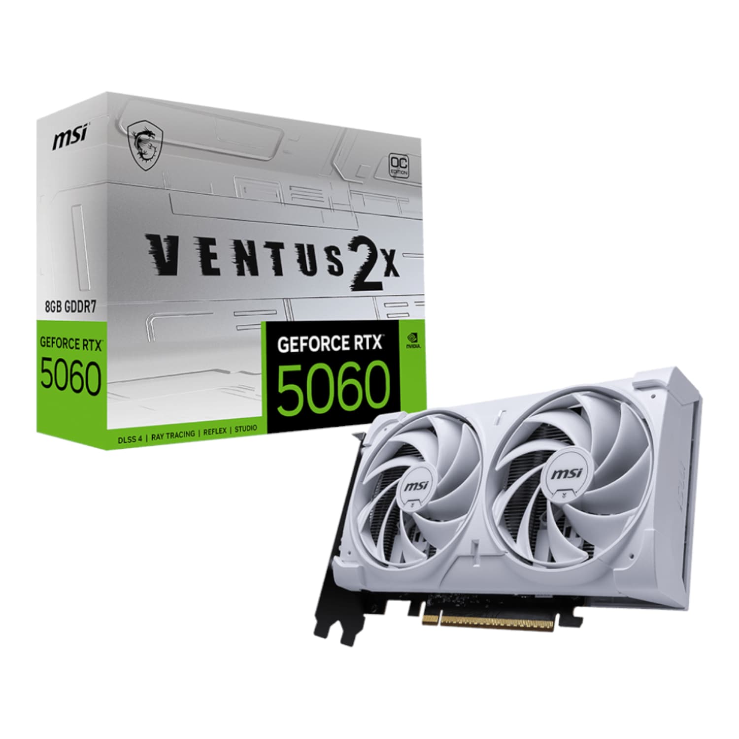 MSI GF RTX 5060 VENTUS 2X OC 8GB WH