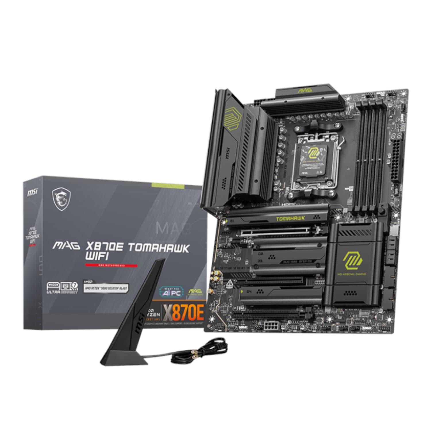 MSI MAG X870E TOMAHAWK WIFI AM5 ATX DDR5 Gaming Motherboard