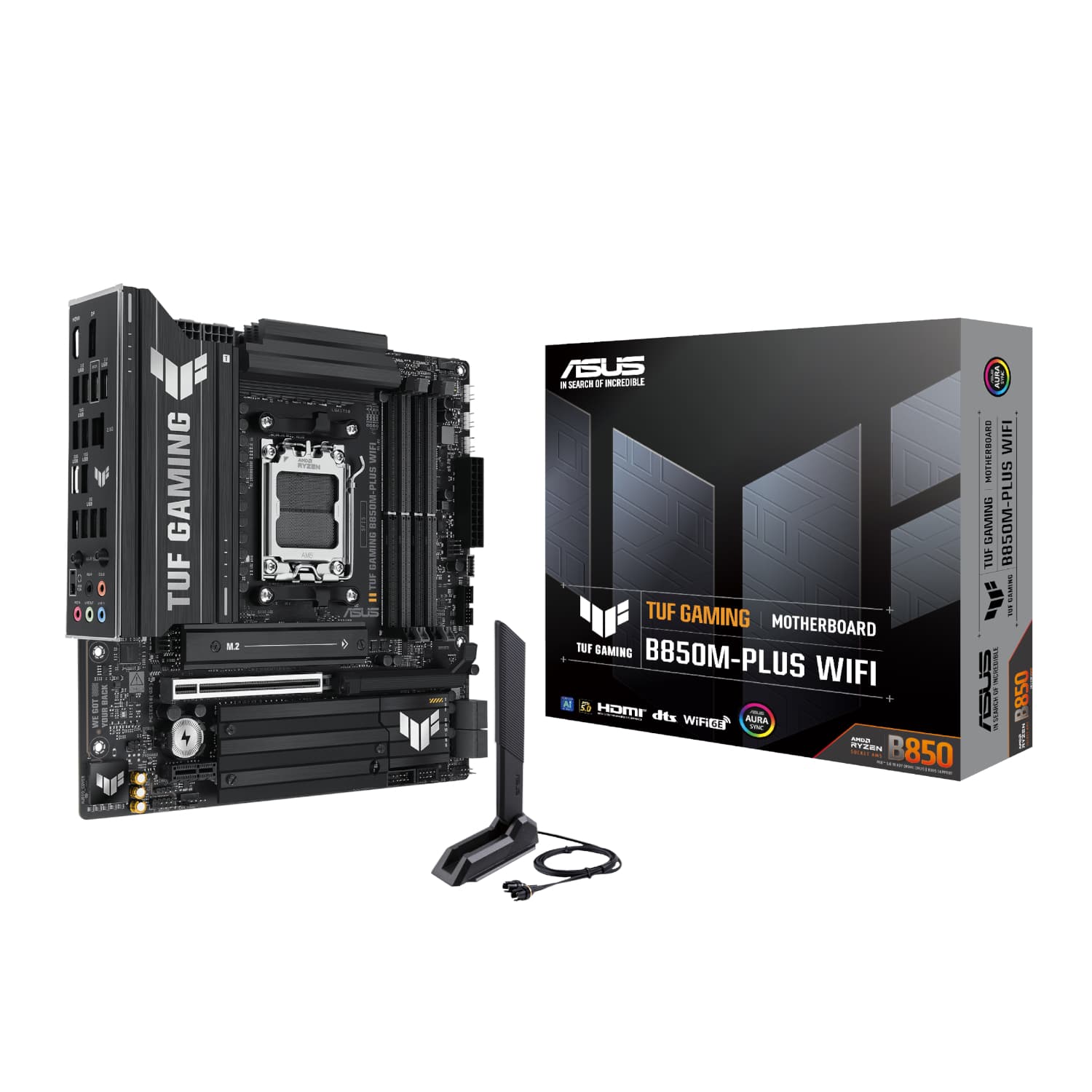 Asus TUF Gaming B850M-PLUS WIFI AM5 Micro ATX Gaming Motherboard