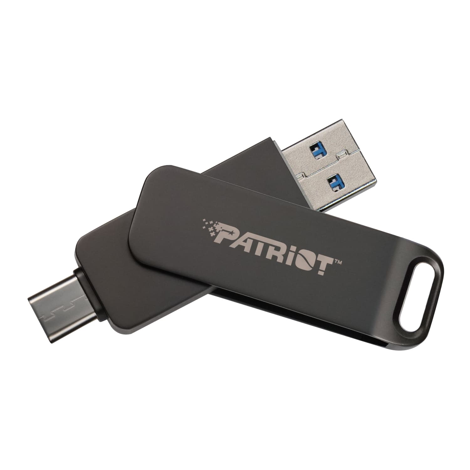 Patriot Rage R550 64GB USB3.2 Swing Type A to Type-C Flash Drive