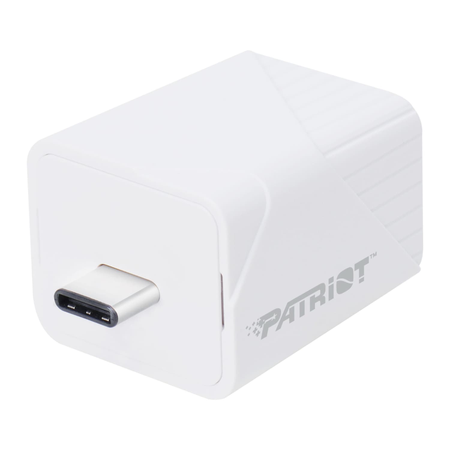Patriot iLuxe Cube 128GB Type-C Smart Backup Solution - White