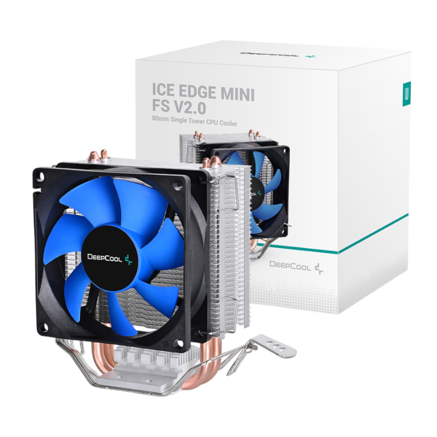 DeepCool Ice Edge Mini FS V2.0 80mm CPU Air Cooler - Blue
