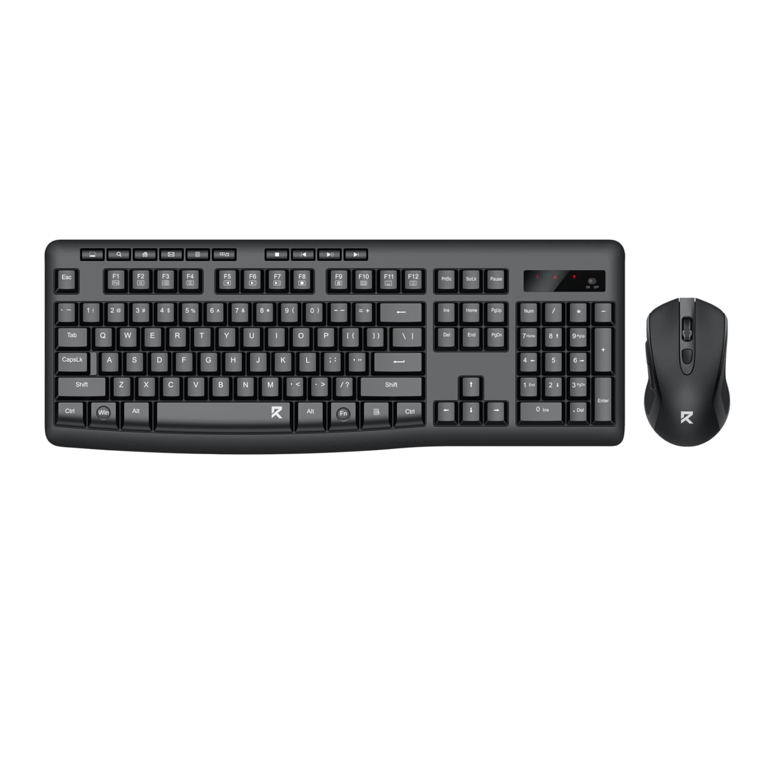 Redragon BS-7367-A Wireless Keyboard and Mouse Combo - Black