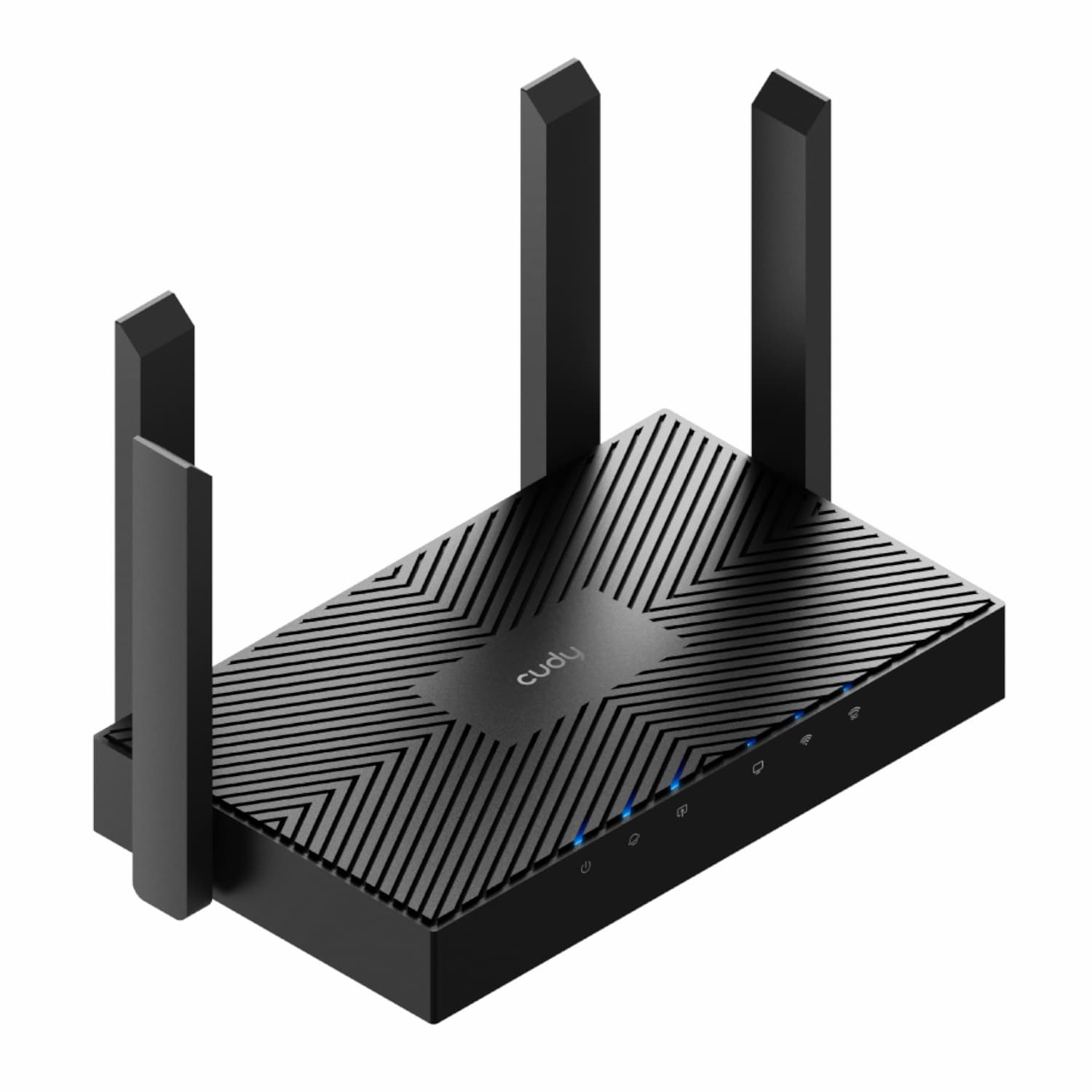 Cudy AX3000 5-Port Gigabit Dual-Band Wi-Fi 6 Mesh Router – Black