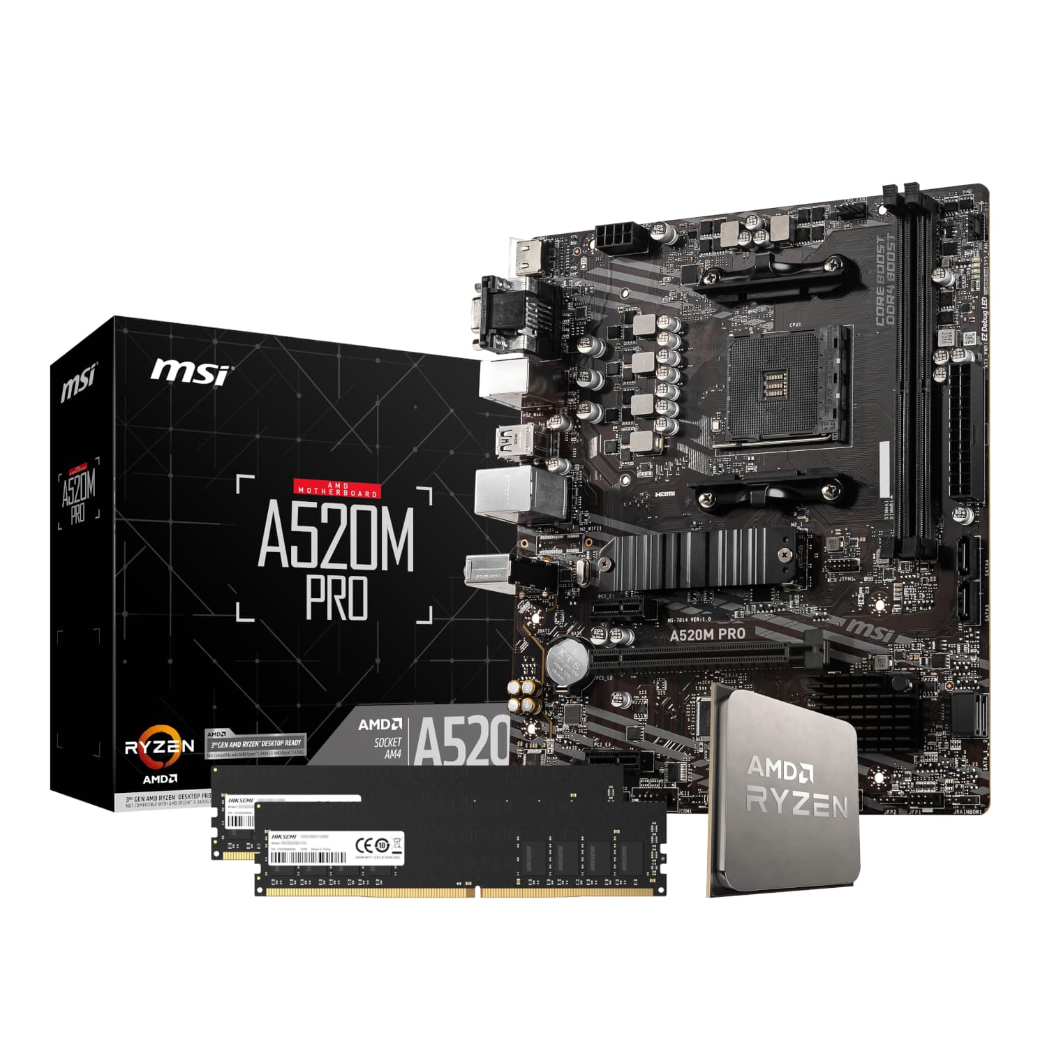 PCBuilder AMD Ryzen 3 3200G LEVEL UP Core Upgrade Kit