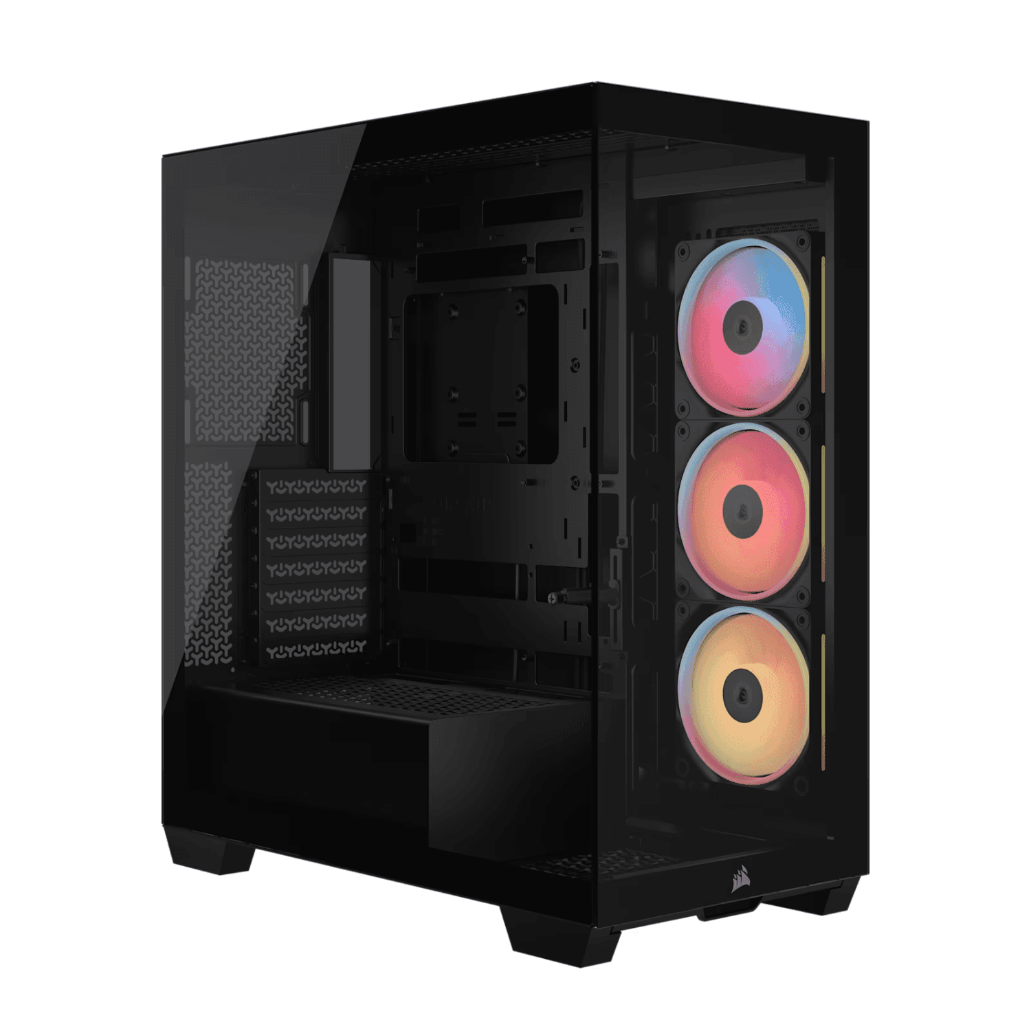 Corsair 3500X LX-R RGB iCUE LINK Mid-Tower PC Case - Black